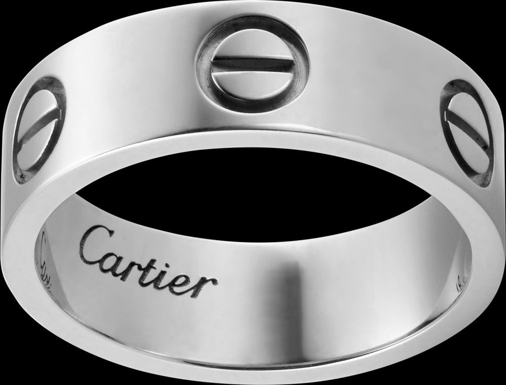 Cheapest Cartier 750 White Gold Love Ring