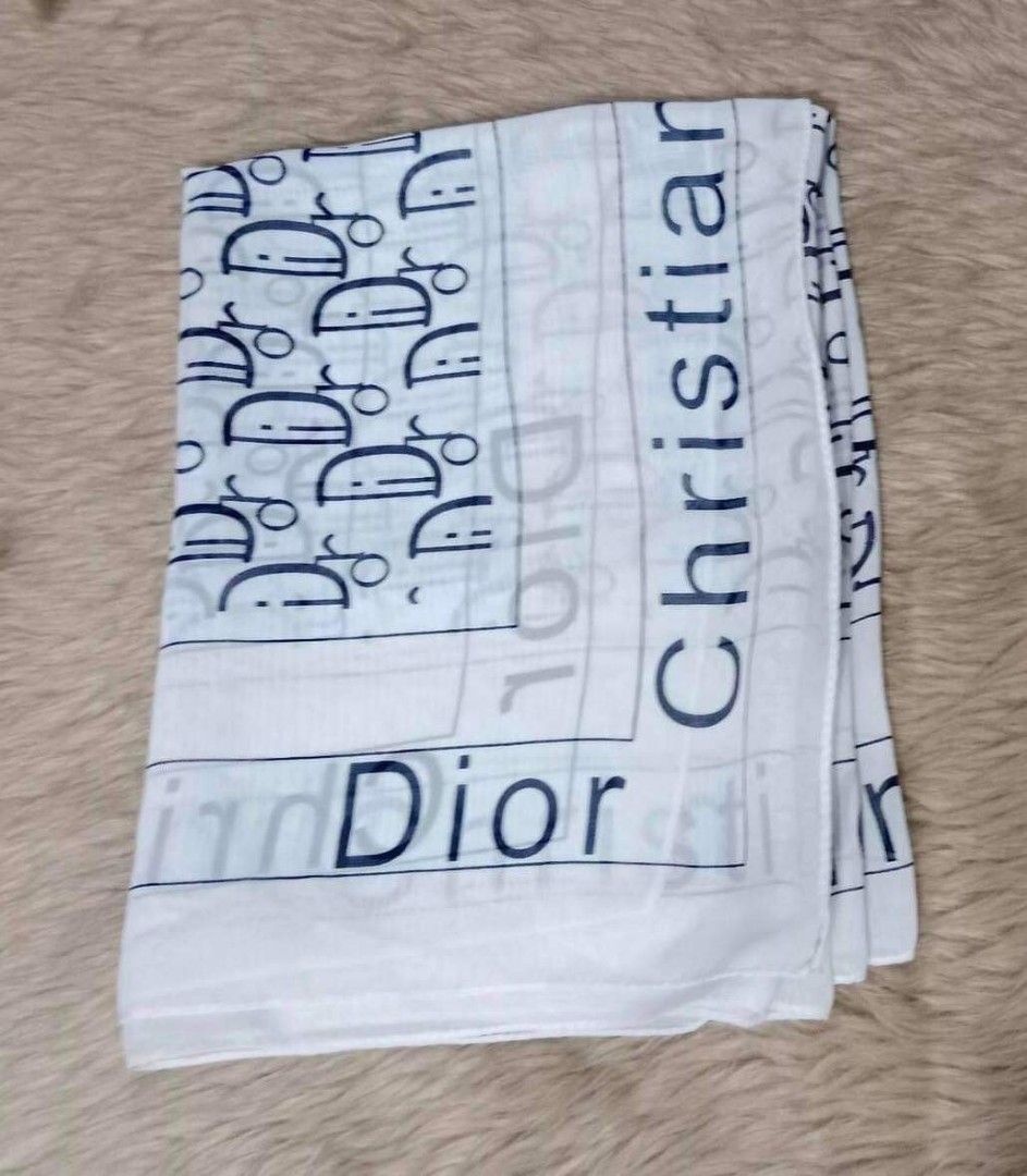 Christian Dior Scarf (Category: Luxury Accessories) located in Caloocan City. Submitted by sassypurchased (Listing ID 1216526563, Image 3). Description: Christian Dior Scarf 1499 Good condition From Japan Preloved Shop NOT UKAY SOURCE Measurements: H-63 L-21 inches approx We accept credit/ debit card payment online or in-store Installment available via Atome and Home Credit DETAILS ARE POSTED IN THE PIC ♥️Sold as is. What you see is what you get.
