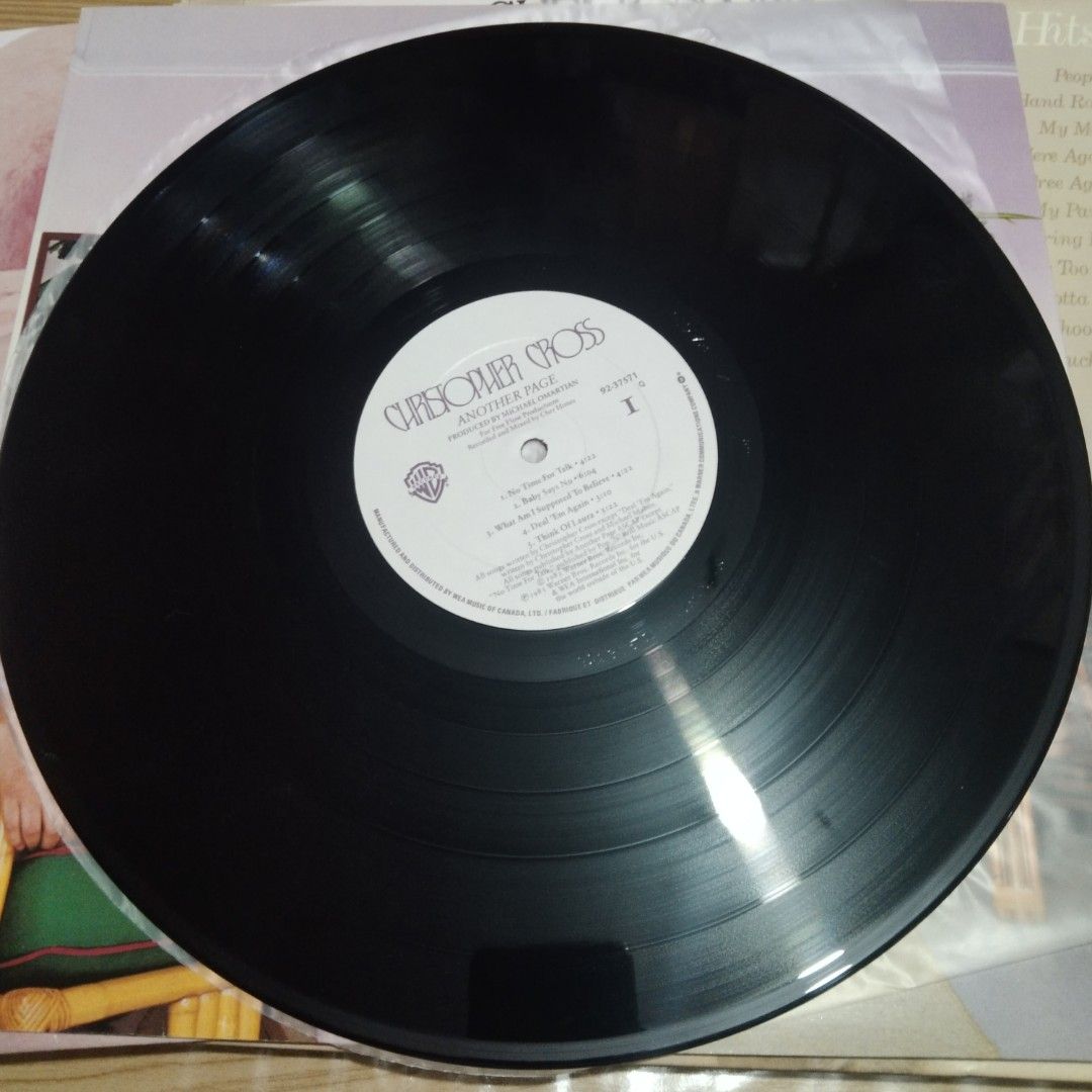 Christopher Cross Another Page vinyl album on Carousell