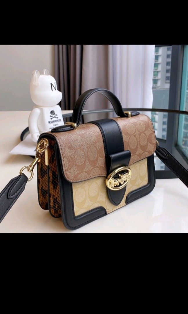 C6192 Preorder coach georgie top handle handbag*waiting time to