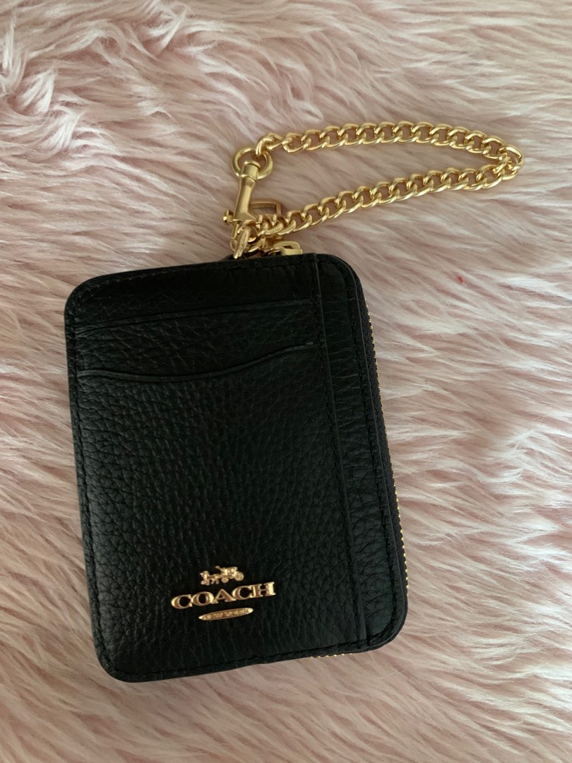 Coach Chain Wallet on Carousell