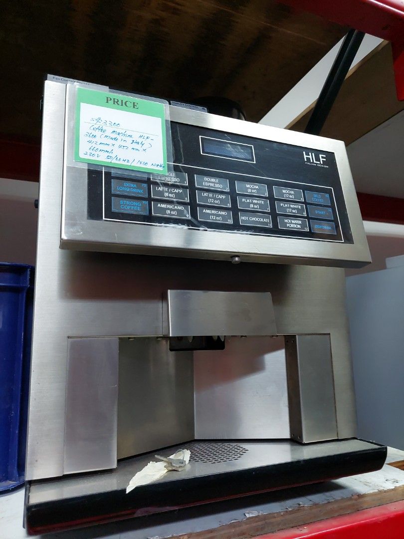 Coffee Machine HLF3600, Made in Italy, 412mm x 452mm x 660mmh, 230V