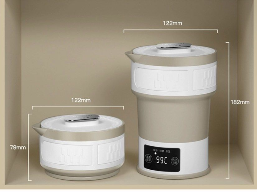 Collapsible Travel Kettle with Cup, TV & Home Appliances, Kitchen