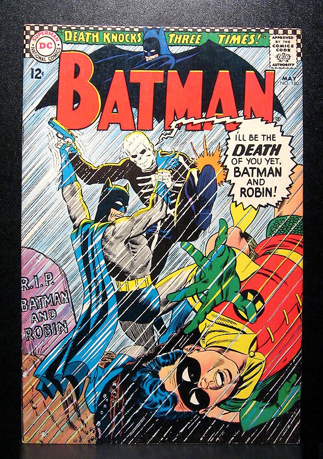 COMICS: DC: Batman #180 (1966), 1st Lord Death-Man app, Hobbies & Toys,  Books & Magazines, Comics & Manga on Carousell