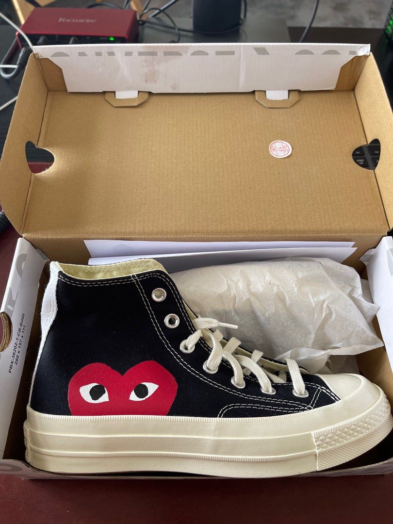 Converse Play Comme Des Gar ons High Size UK 5 EU 37.5
