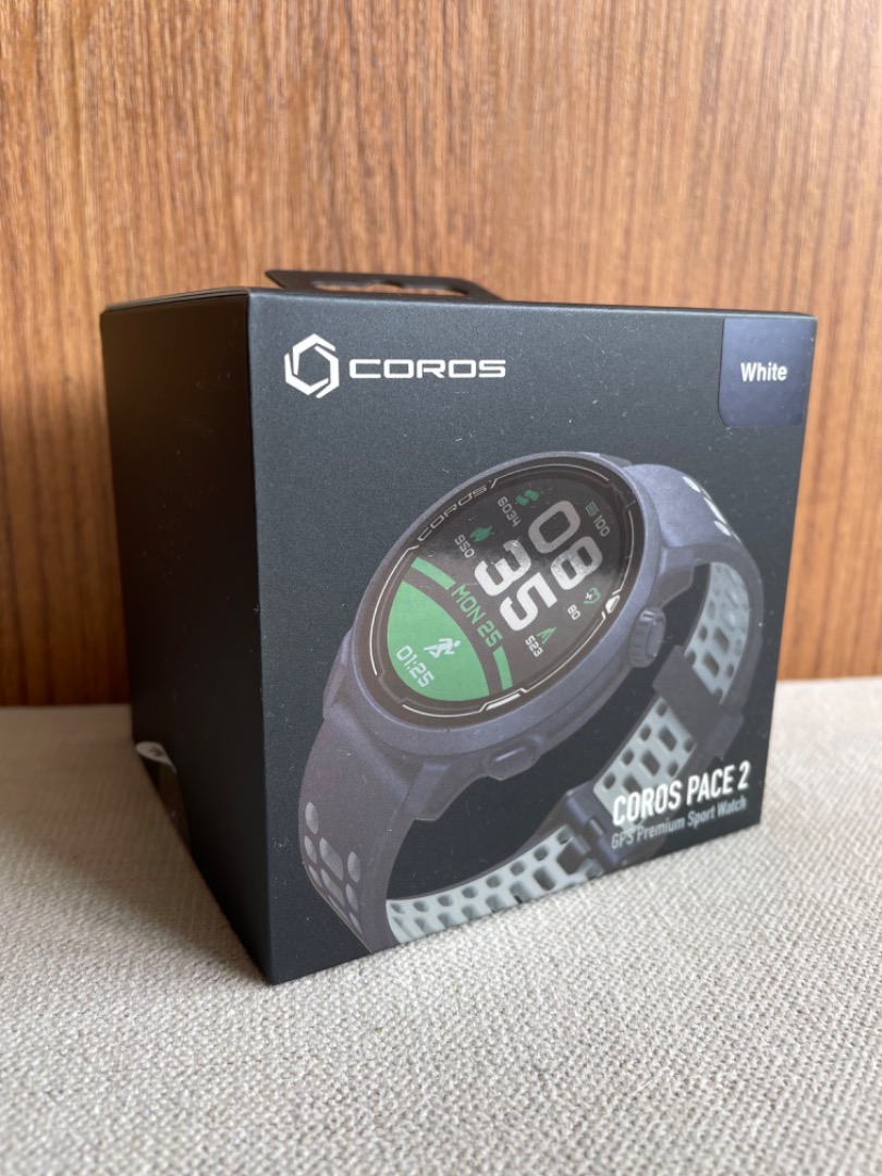 COROS PACE 2 PREMIUM GPS SPORT WATCH WHITE SILICONE BAND WPACE2