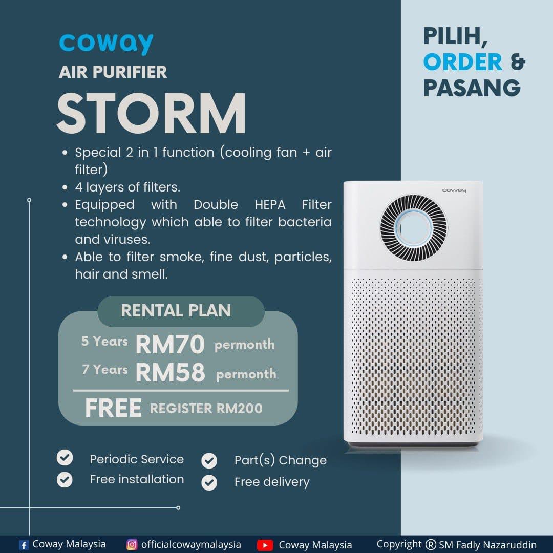 Storm coway new arrivals function