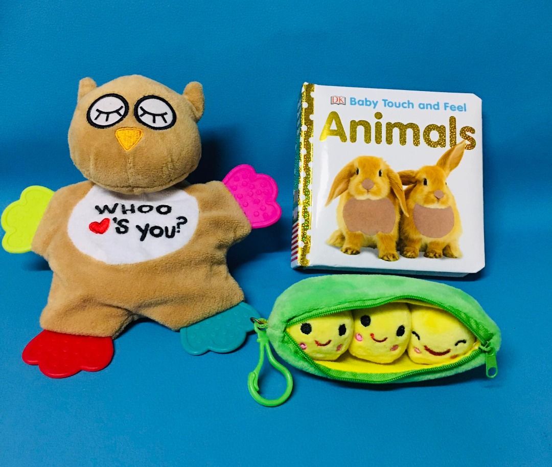 Cribmates Owl Plush Doll Teether Bundle Babies Kids Infant