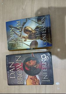 Dan Brown Inferno and John Grisham The Confession