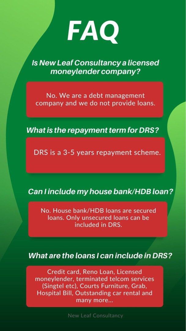 Debt Repayment Scheme, Business Services, Admin, Finance, Legal on