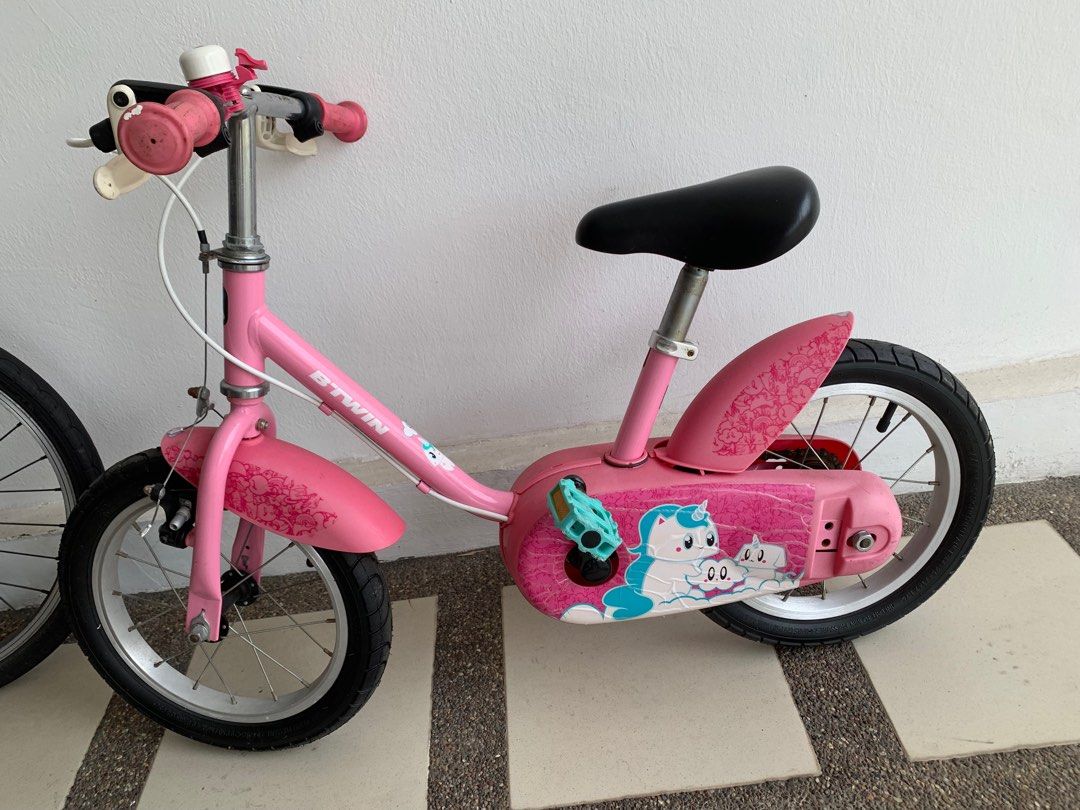 Decathlon 14 girl bicycle btwin Sports Equipment Bicycles Parts Bicycles on Carousell