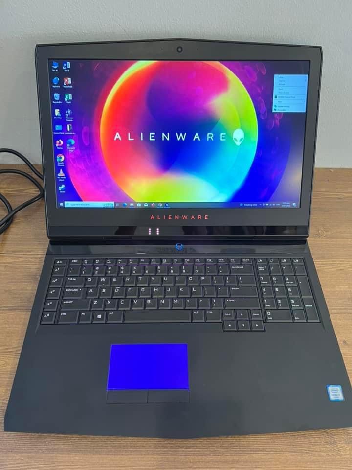 Dell Alienware (Category: Laptops & Notebooks) located in Cebu City. Submitted by techdrivecomputers (Listing ID 1216489807, Image 1). Description: DELL ALIENWARE 17 R4 Intel Core i7 6820HK 3.8Ghz NVIDIA GFORCE GTX 1080 8GB VRAM total 16GB 16GB DDR4 1TB HDD + 512GB SSD 17.3-inch FHD 2560x1440 Resolution - Battery: Good - Wifi / Webcam/ Backlight Key RGB - In very good Condition / No Scratch like new - Windows 10 Pro 64 BIT Freebies: Original Char