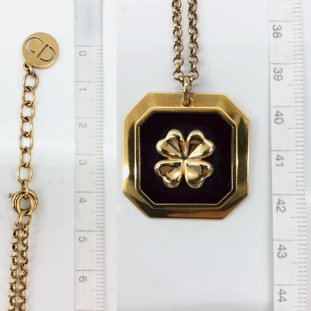 Jewelry  2 Sided Four Leaf Clover Necklace For Women 18k Gold Plated  Stainless Steel  Poshmark
