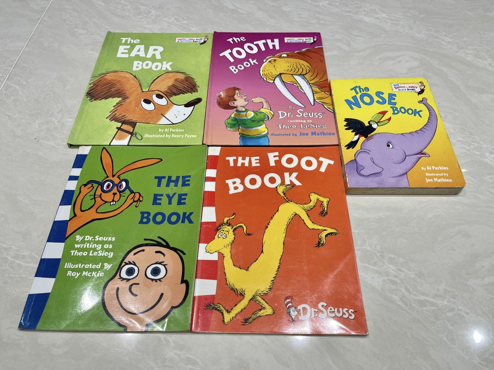 Dr. Seuss Books - Ear, Tooth, Eye, Foot, Nose, Hobbies & Toys, Books ...