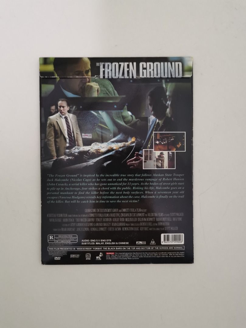 DVD The Frozen Ground, Hobbies & Toys, Music & Media, CDs & DVDs on