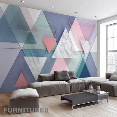 F8-0597 PHILLIPE Geometric 3D Wallpaper, Furniture & Home Living, Home  Decor, Wall Decor on Carousell