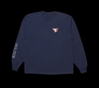 Faze clan 海軍藍 薄長袖 全新L