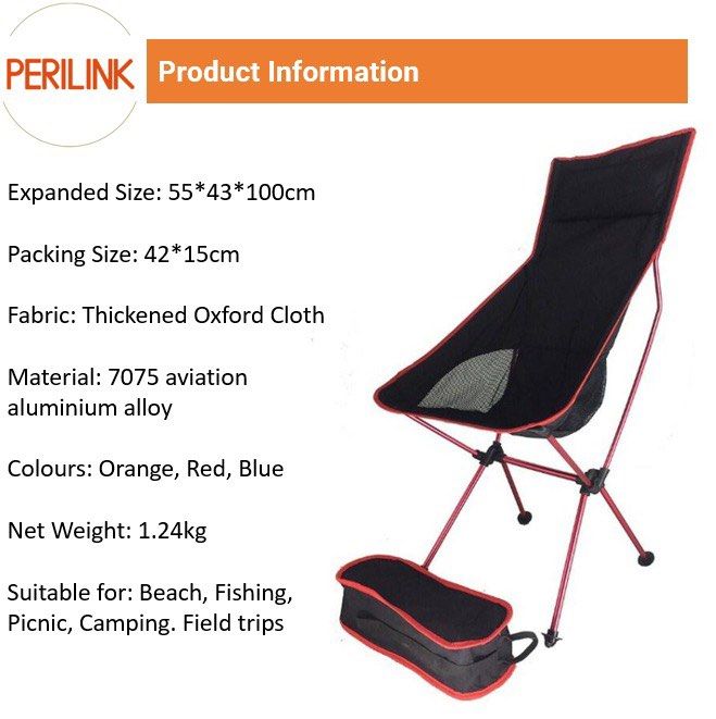 Field chair foldable chair camping chair (3 colours), Sports