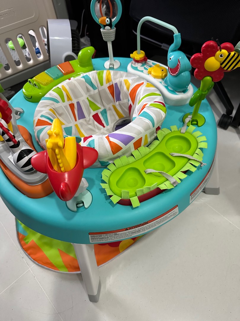 Fisher Price 3in1 Sit to Stand Activity Center Jazzy Jungle, Babies