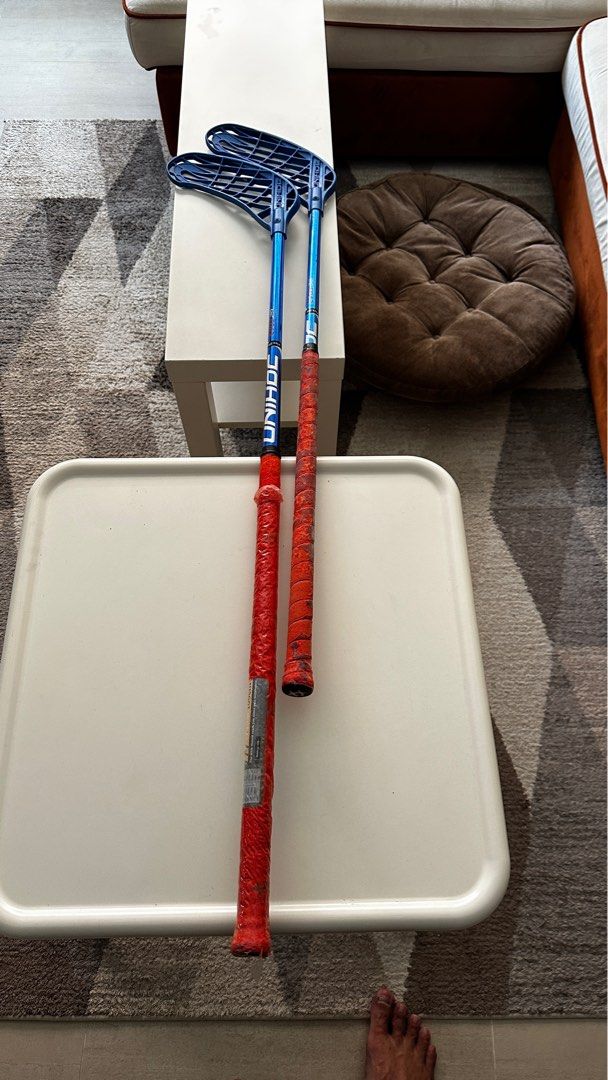 Floorball sticks, Sports Equipment, Sports & Games, Racket & Ball ...