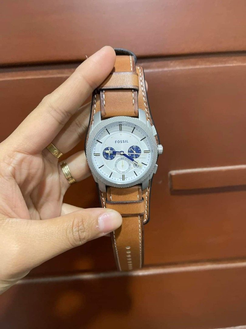 Fossil Machine chronograph 42mm FS5922, Luxury, Watches on Carousell