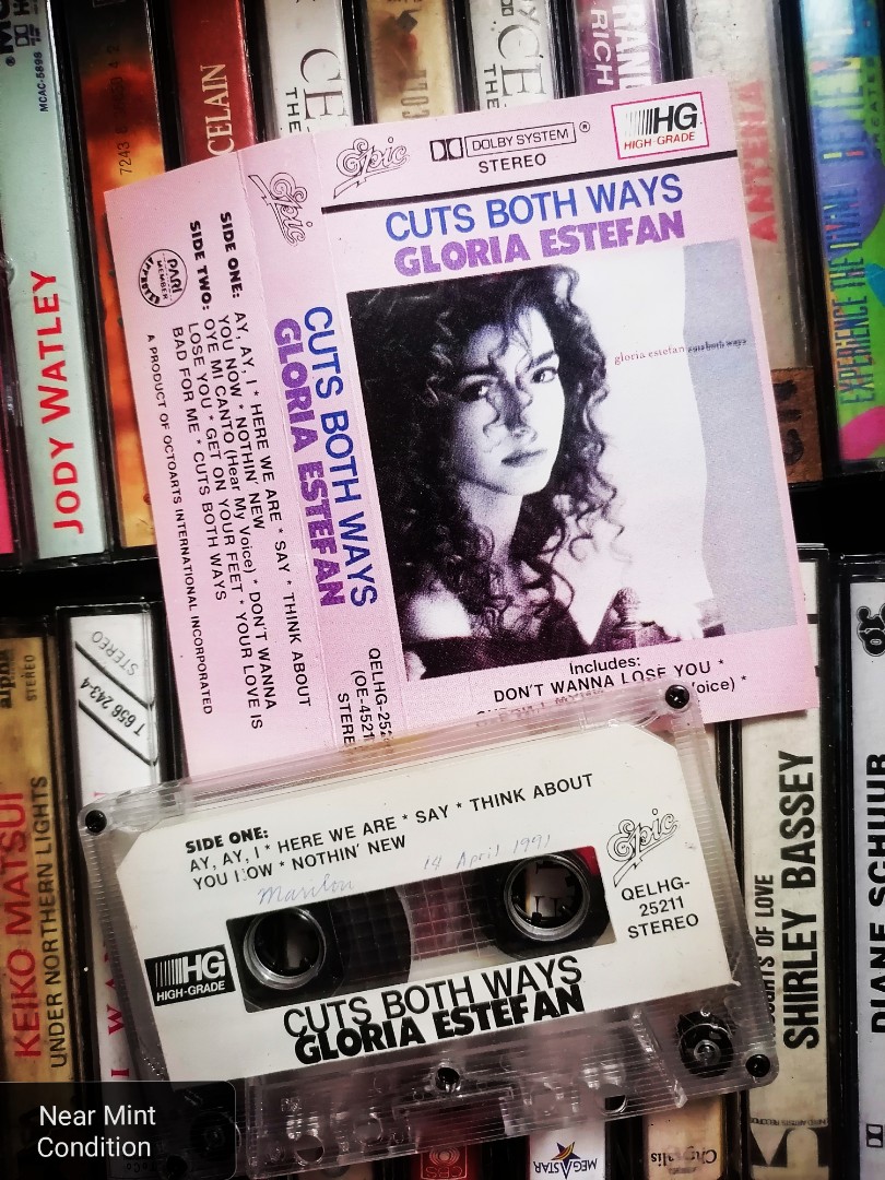 Gloria Estefan Cut Both Ways Cassette Tape Original Cassette Tapes For