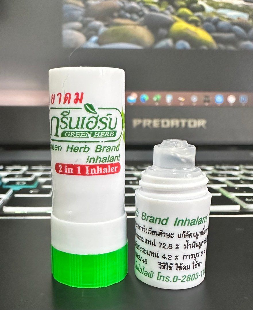 Green Herb 2-in-1 Inhaler on Carousell
