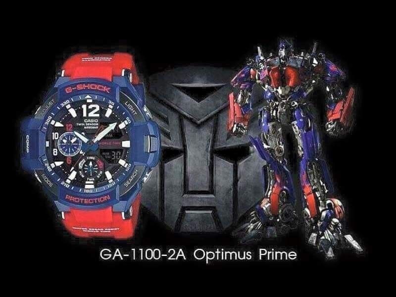 Gshock Gravity Master Optimus Prime GA11002adr