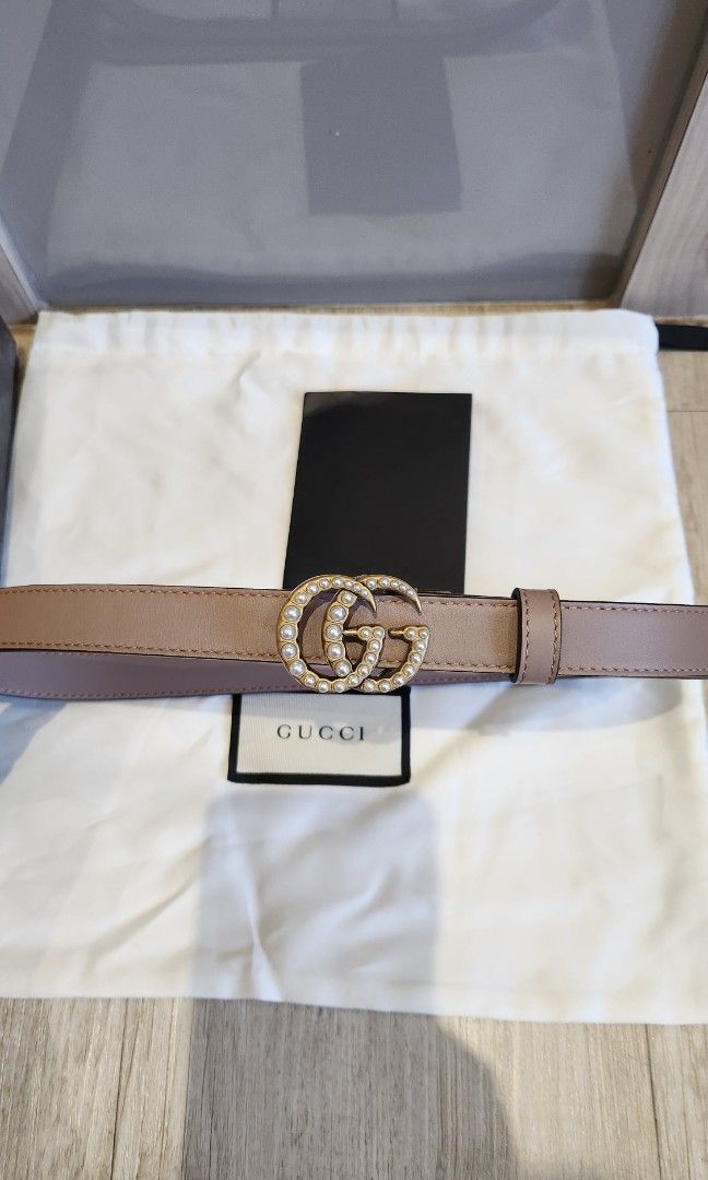 Gg belt hotsell with pearls