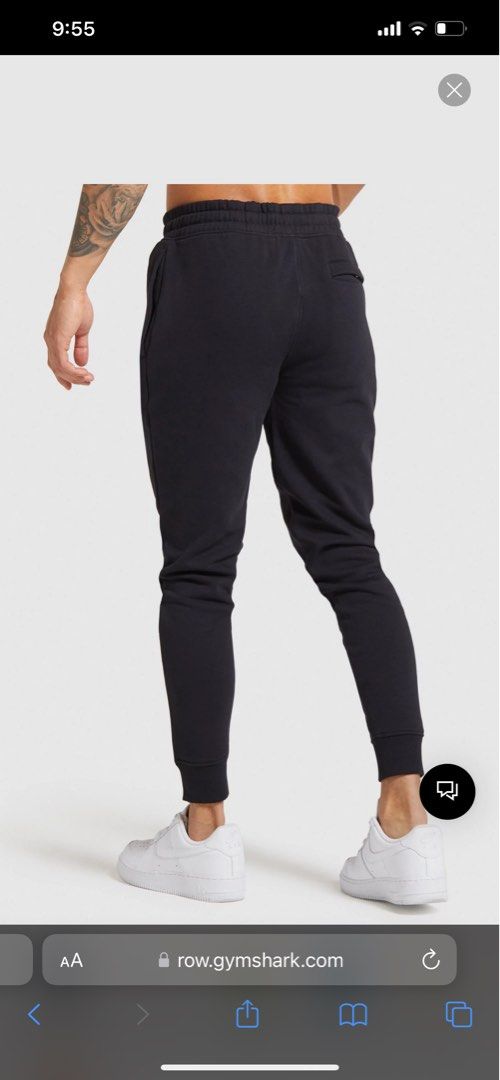 Gymshark Crest Joggers, Men's Fashion, Activewear on Carousell