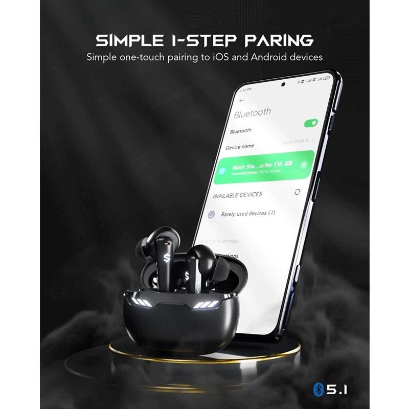 GZE Black Shark Lucifer T10 True Wireless Earbuds, Audio, Earphones on ...