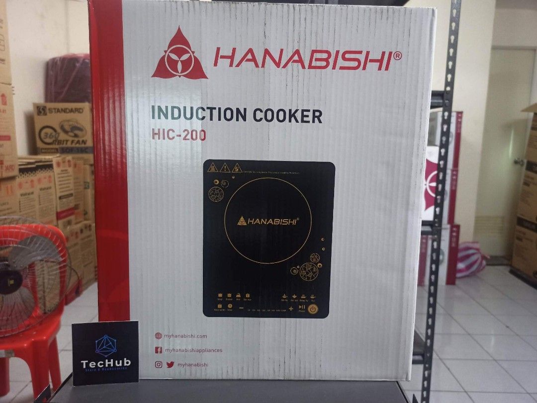Hanabishi Induction Cooker Stove Soft Touch HIC200, TV & Home
