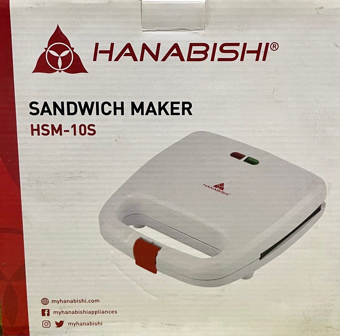 Hanabishi Sandwich Maker, TV & Home Appliances, Kitchen Appliances