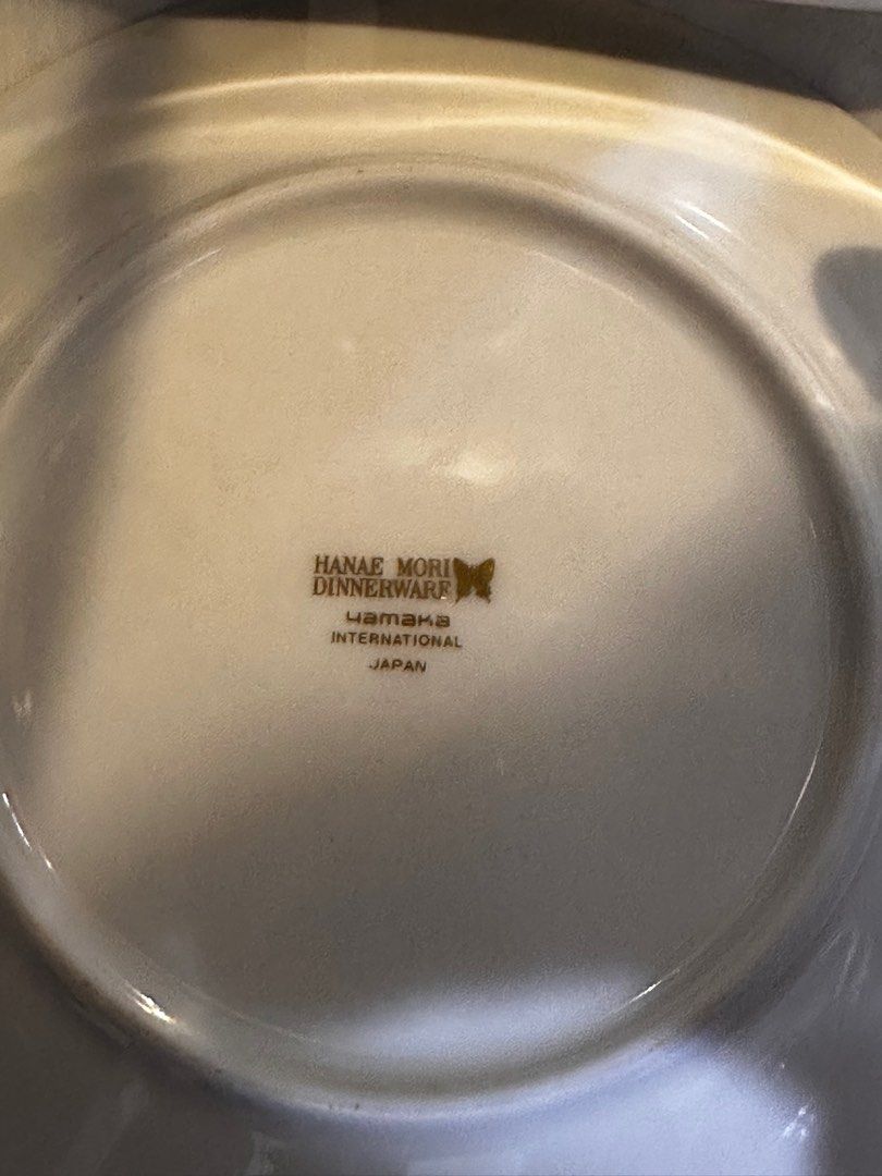 Hanae Mori Plates (Category: Dinnerware & Cutlery) located in Davao. Submitted by vintagefashionwear (Listing ID 1216582755, Image 3). Description: Hanae Mori 1- dining plate 9.5” 2-saucer 6.5” ₱700 #kitchenwares #luxwares #dinnerware #tableware #homedecor #kitchenware #tablesetting #ceramics #handmade #pottery #tabledecor #porcelain #glassware #stoneware #plates #interiordesign #design #kitchen #cutlery #decor #tabletop #tablescapes #crockery #t