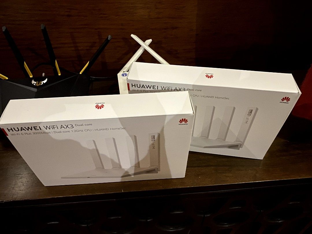 HUAWEI AX3 (Dual Core) Wifi Router - 2 Unit Bundle, Computers & Tech ...