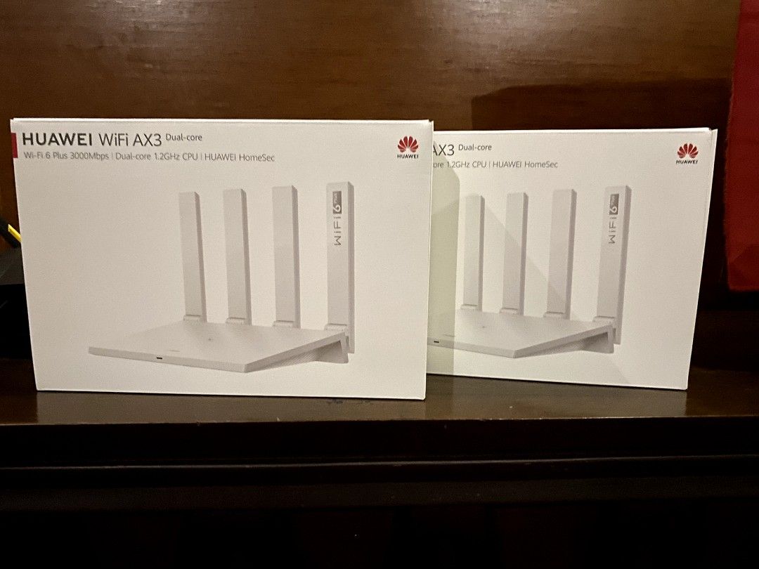 HUAWEI AX3 (Dual Core) Wifi Router - 2 Unit Bundle, Computers & Tech ...