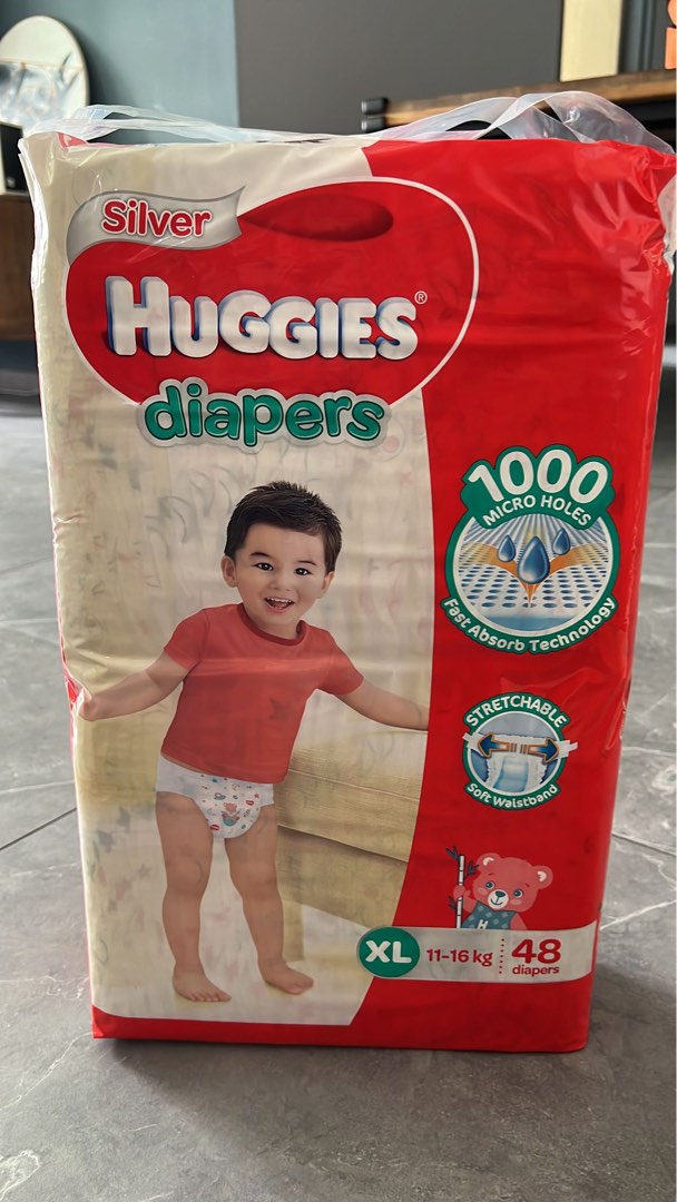 Huggies tape diaper size XL, Babies & Kids, Bathing & Changing, Diapers
