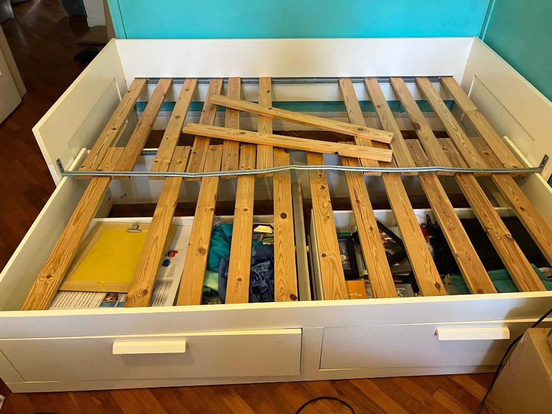 Ikea bed similar to Brimnes, Furniture & Home Living, Furniture, Bed