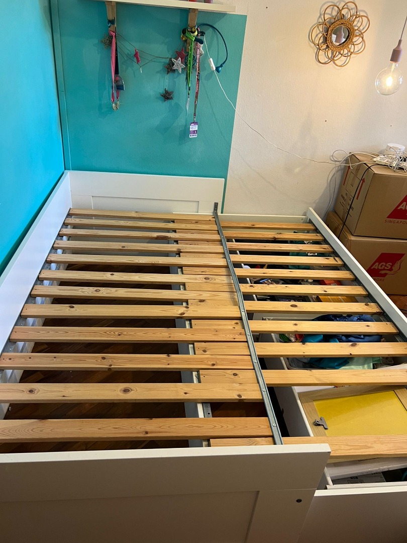 Ikea bed similar to Brimnes, Furniture & Home Living, Furniture, Bed