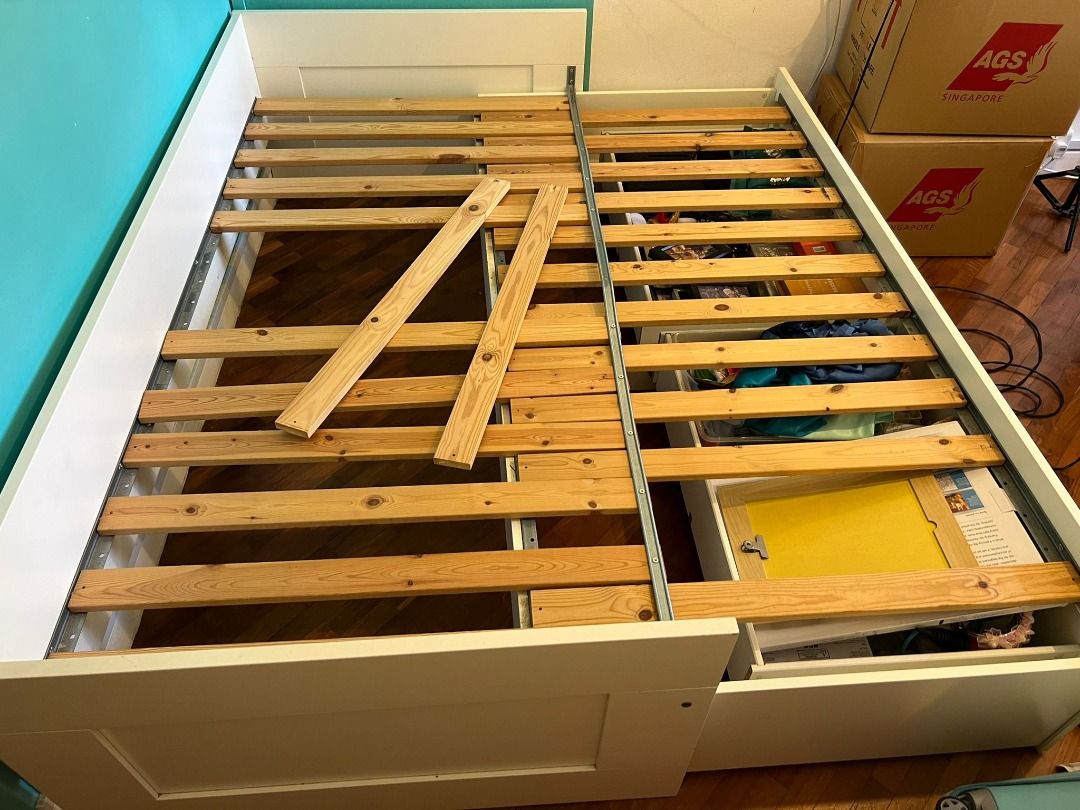 Ikea bed similar to Brimnes, Furniture & Home Living, Furniture, Bed