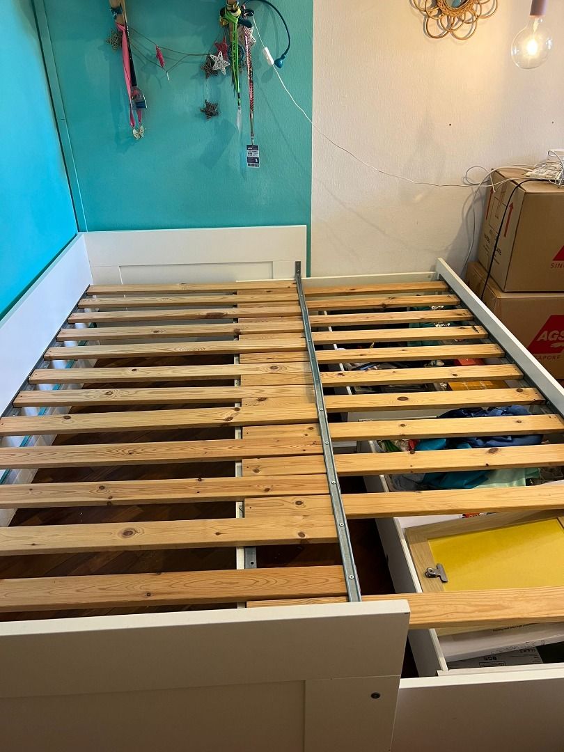 Ikea bed similar to Brimnes, Furniture & Home Living, Furniture, Bed