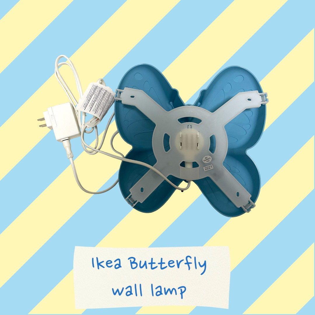 Ikea butterfly wall lamp on Carousell