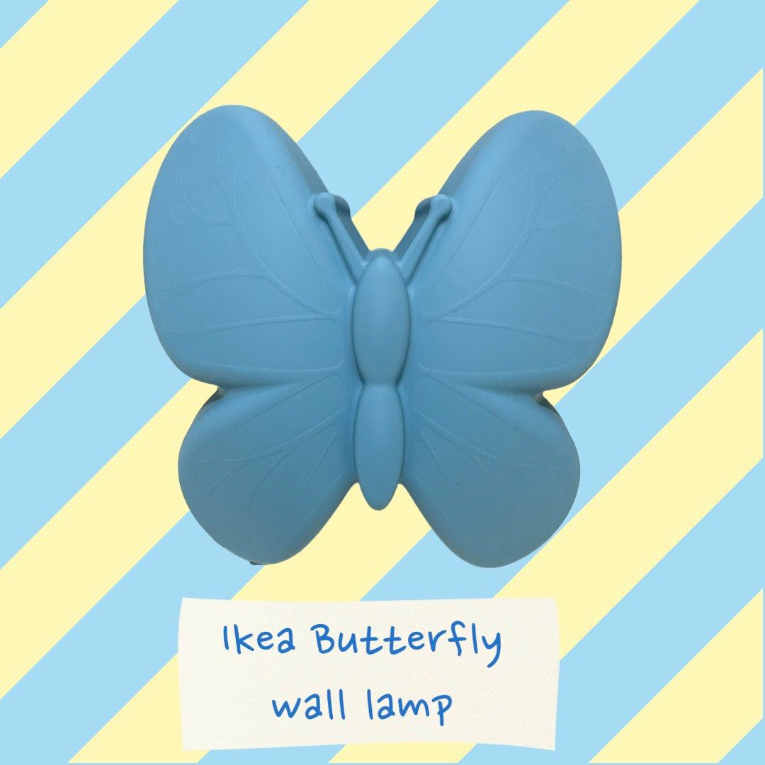 Ikea butterfly wall lamp on Carousell
