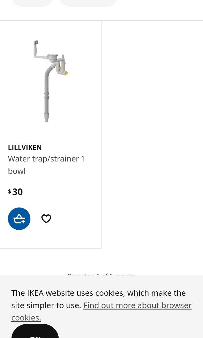 LILLVIKEN Sink strainer with stopper - IKEA