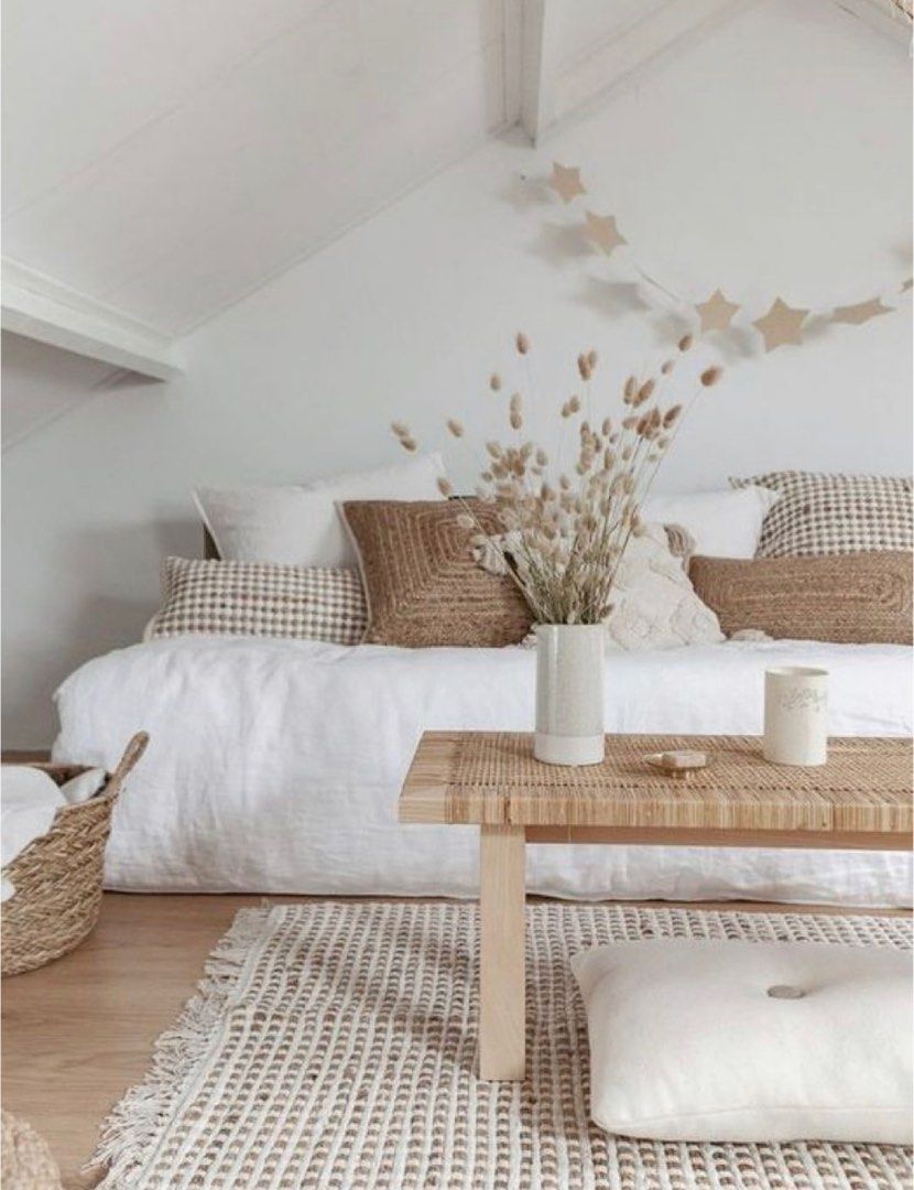 Ikea Stockholm rattan bench coffee table or side table, Furniture