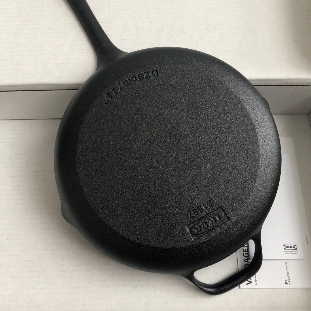 VARDAGEN frying pan, cast iron, 28 cm (11) - IKEA