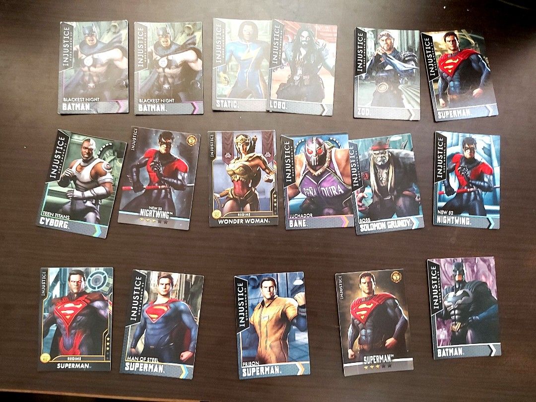 Injustice Cards, Hobbies & Toys, Toys & Games on Carousell