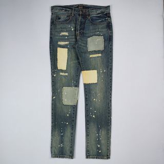 Izzue - Patchwork Paint Splattered - Pants