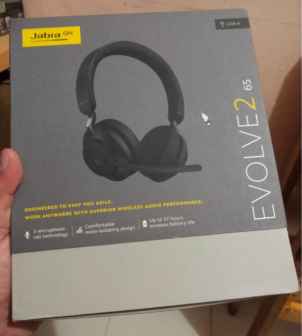 Jabra Evolve 2 with warranty, Audio, Headphones & Headsets on Carousell
