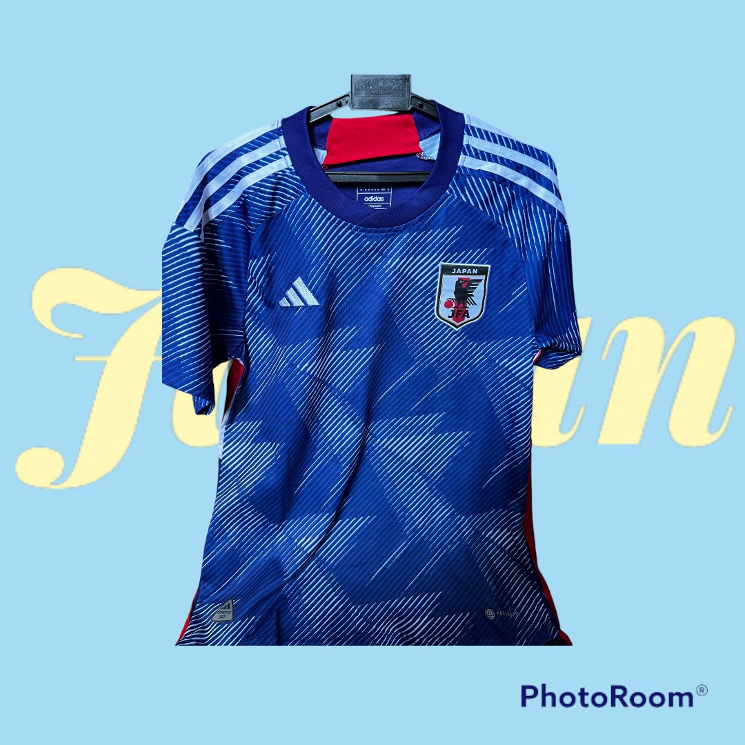 Japan 2022 World Cup Jersey Home, Men's Fashion, Activewear on Carousell